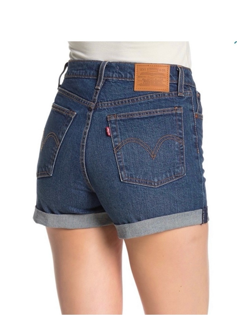 Levi's Blue Denim Wedgie Short Size 28